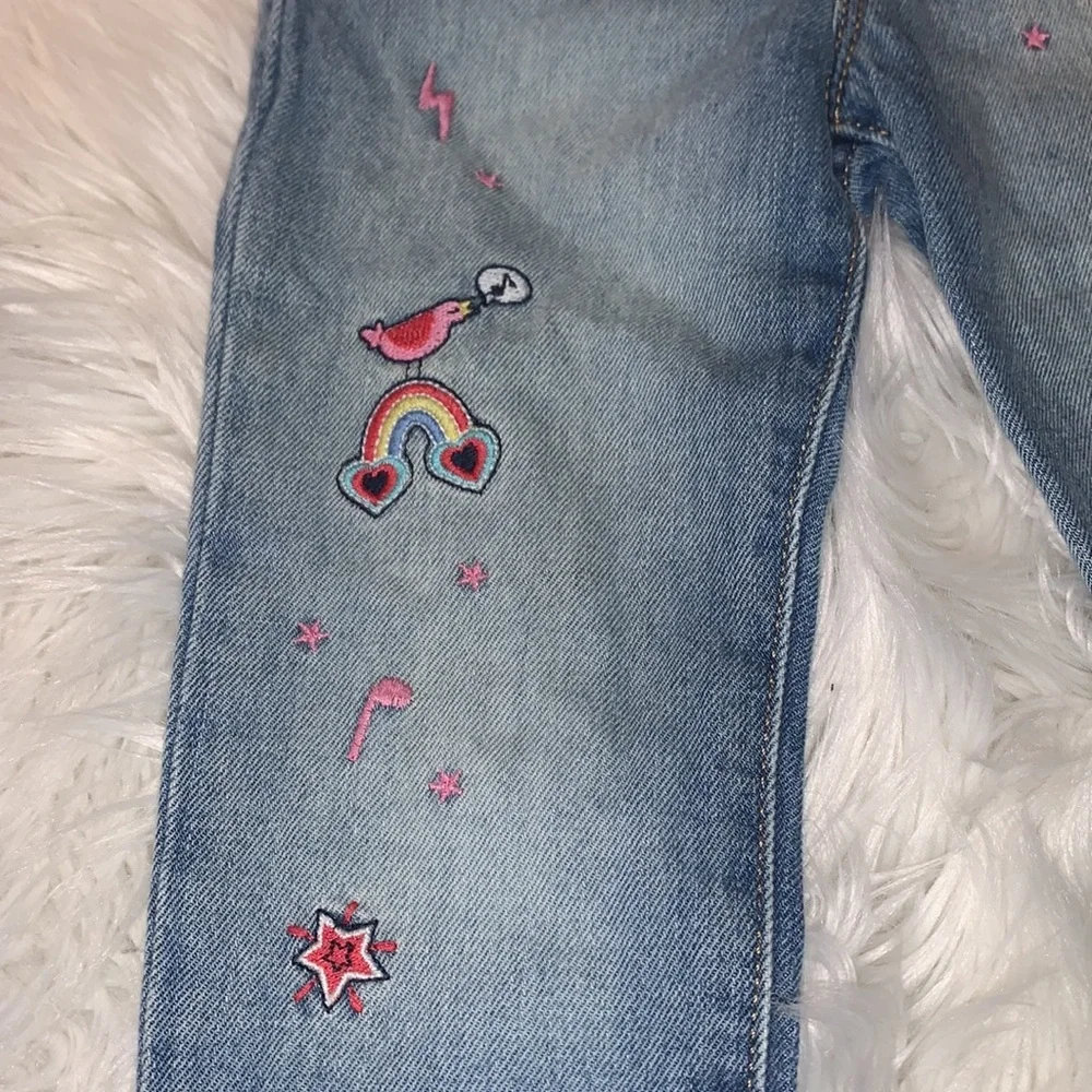 Gap Girlfriend Embellished Patches Jean Size 4